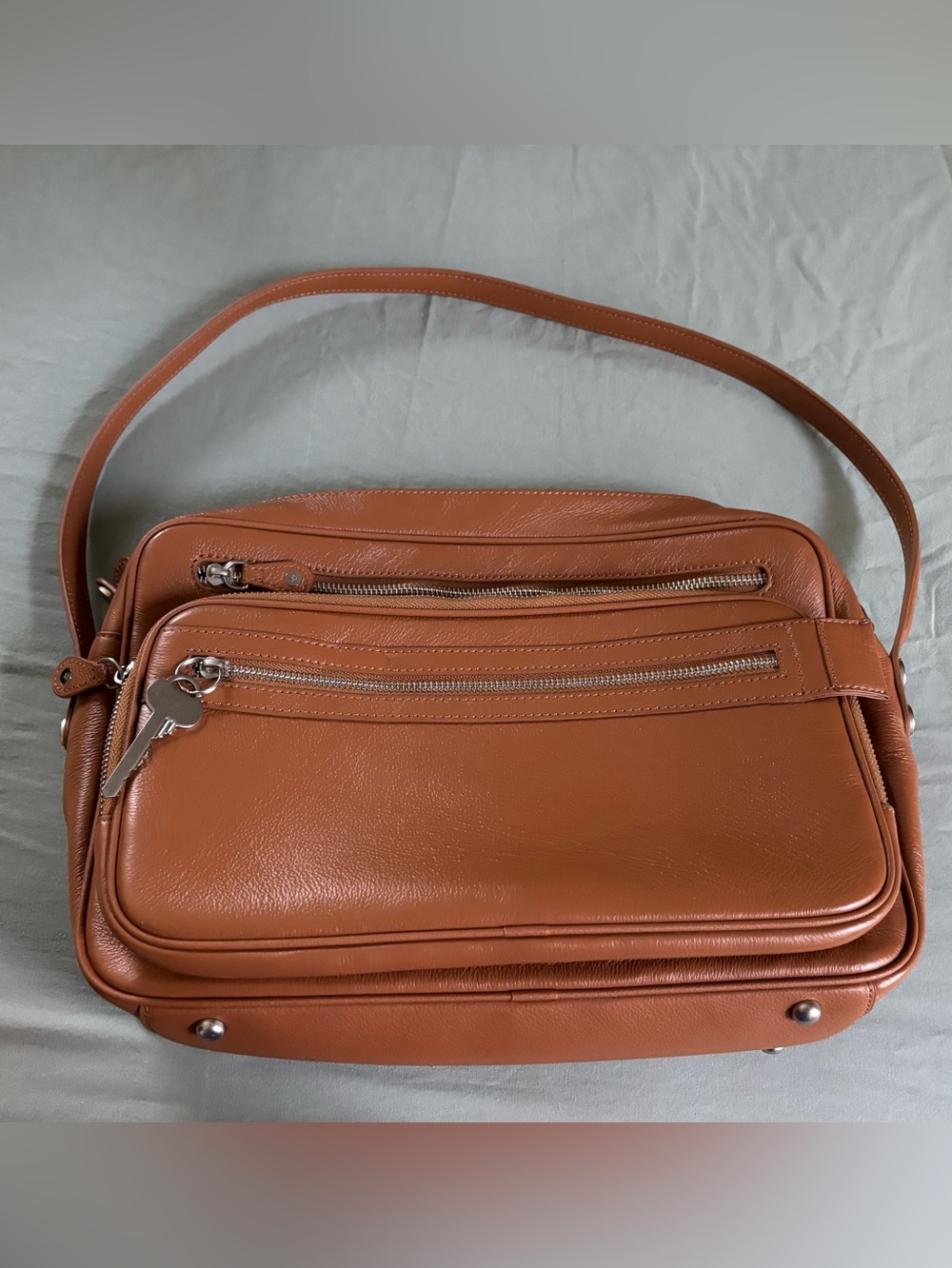 Bogdana Siena Classic (Camaro) Leather Bag - Tan